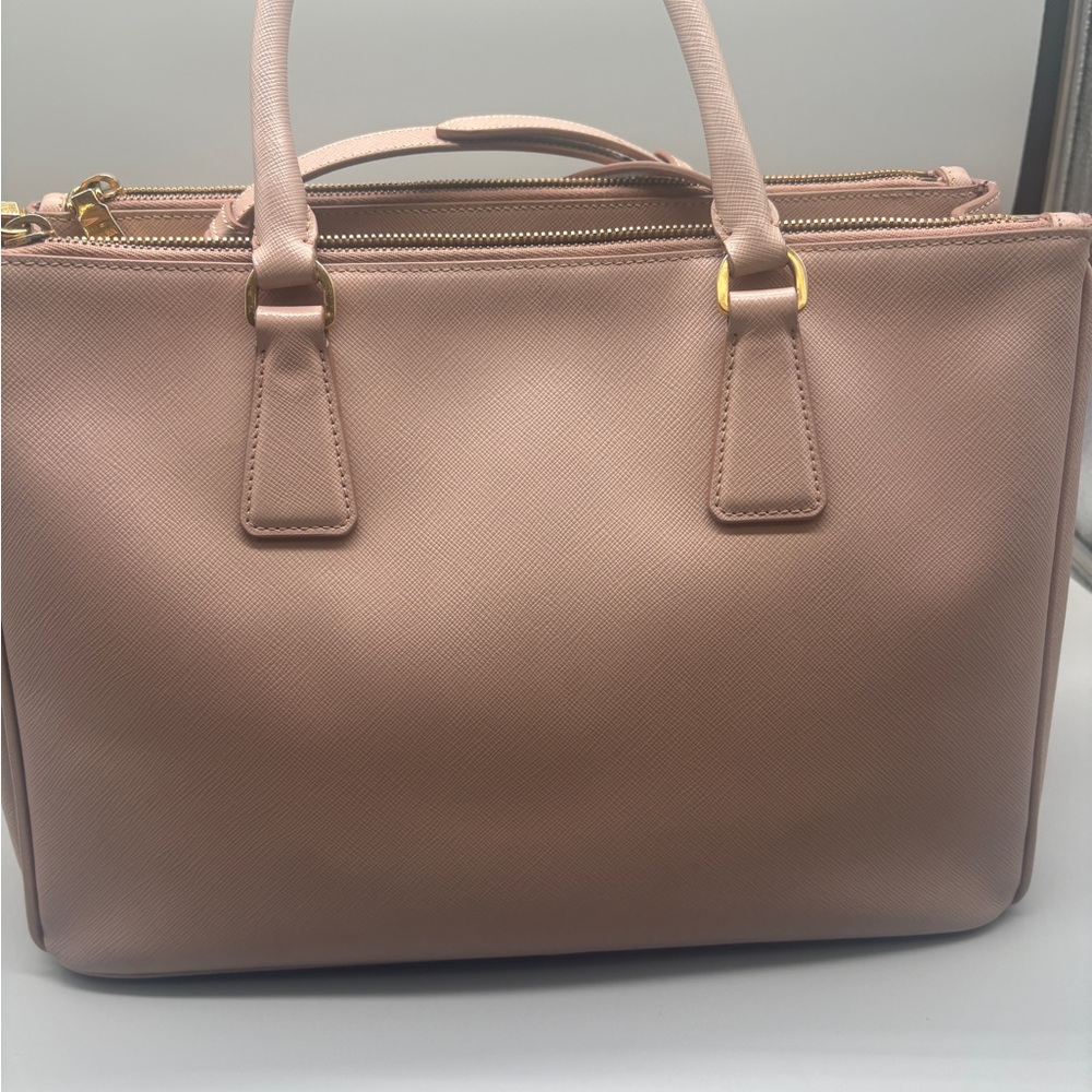 Prada Saffiano Satchel in Dusty Blush - Picture 2 of 12